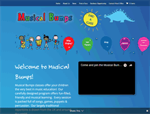 Tablet Screenshot of musicalbumps.com